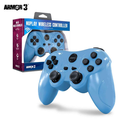 Armor3 "Nuplay" Wireless Game Controller for PS3(Playstation 3) - Light Blue