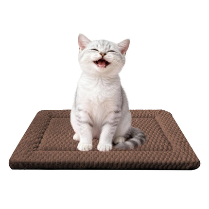 Tapete para cama de perro, reversible para jaula, lavable a máquina para perros pequeños