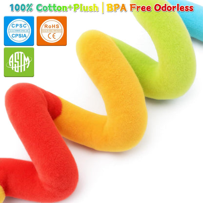 Spiral Baby Sensory Plush Hanging Toy for Car Seats, Strollers & Cribs - photo 4