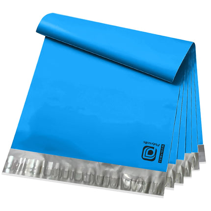 100 piezas de sobres de envío negros de polietileno de 12x15.5 Inches, sellado adhesivo fuerte, impermeables y resistentes al desgarro, bolsas postales para ropa, libros y accesorios