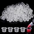 Heart Shaped Tattoo Ink Cups Medium #13 100pcs Plastic Disposable Tattoo Ink Cups For Tattoo Permanent Makeup Container Cap Tattoo Accessory,Tattoo Ink,Tattoo Supplies,Tattoo Kits (PINK)