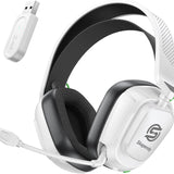 2.4GHz Wireless Gaming Headset, Phantom White