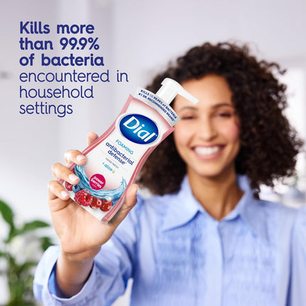 Dial Antibacterial Foaming Hand Wash, Power Berries, 7.5 fl oz (Pack of 6)