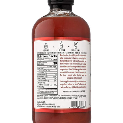 Ficks Premium Cocktail Mix (Bloody Mary, 32oz ea.)