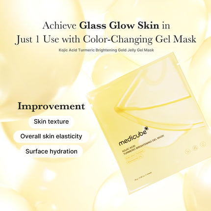 Jelly Gel Mask with Brightening Kojic Acid Turmeric, 4EA