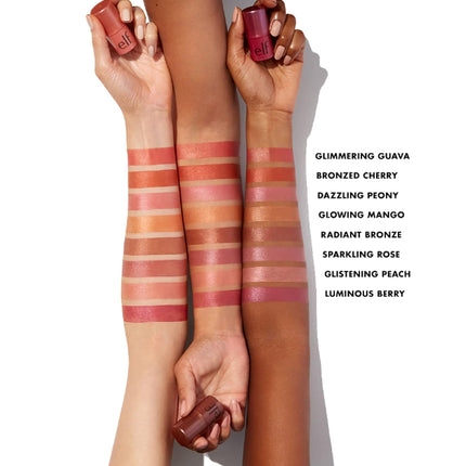 e.l.f. Monochromatic Multi Stick, Travel-Sized Luxuriously Creamy & Blendable Color For Eyes, Lips & Cheeks, Vegan & Cruelty-Free, Bronzed Cherry, 0.17 Oz