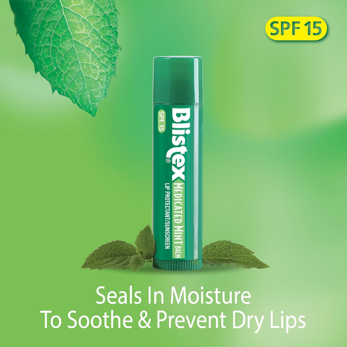 Medicated Mint Lip Balm, 0.15 Oz - photo 4