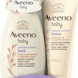 Nighttime Baby Bath & Body Lotion Set with Oat Extract