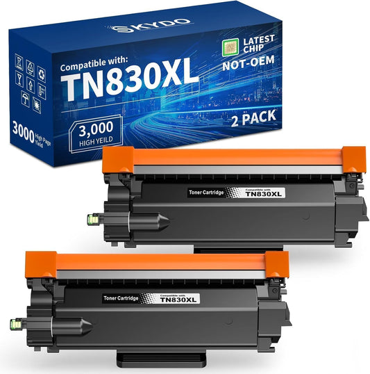 TN830XL Black High Yield Printer Compatible Toner Cartridge for TN830 TN-830 TN 830 XL Work for DCP-L2640DW HL-L2460DW
