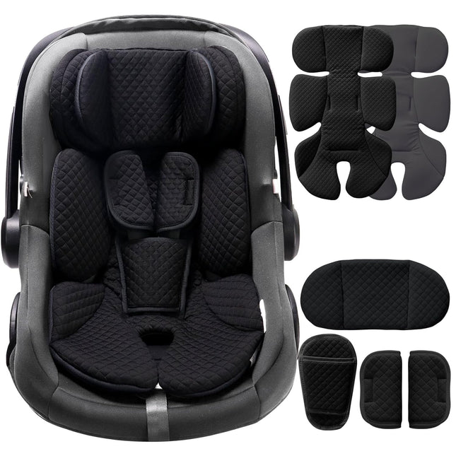 Infant Car Seat Insert with Adjustable Head Support