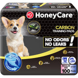 All-Absorb Puppy Training Pads | Doggie Potty Pads Absorb Eliminating Urine Odor, Ultra Charcoal Dog Pee Pad (Carbon, L 22x23 inch, 100ct)