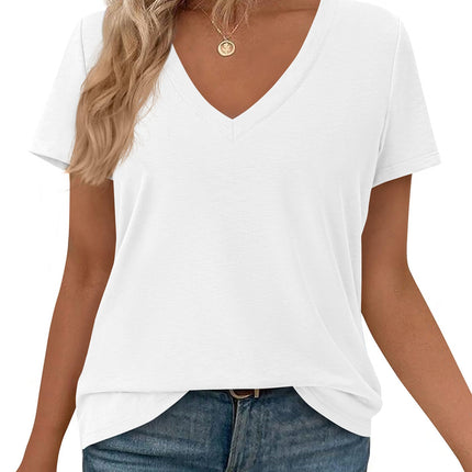 Womens Tops Short Sleeve Oversized Tshirts
