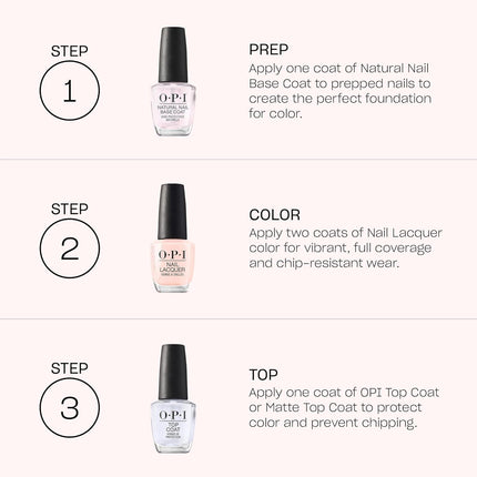 Nail Lacquer Classic Nail Polish Colors | Nude & Brown Shades | Crème, Shimmer, and Glitter Chip Resistant Nail-Polish | Fast Drying, Streak-free Formula | 0.5 Fl Oz