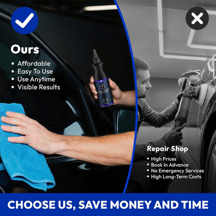 2026 New Upgraded Car Scratch Remover, Scratch and Swirl Remover for Vehicles Blemishes, Non-Toxic Car Paint Scratch Repair, Polishing & Waxing Kits with Buffer Pad, Microfiber Towel (1)