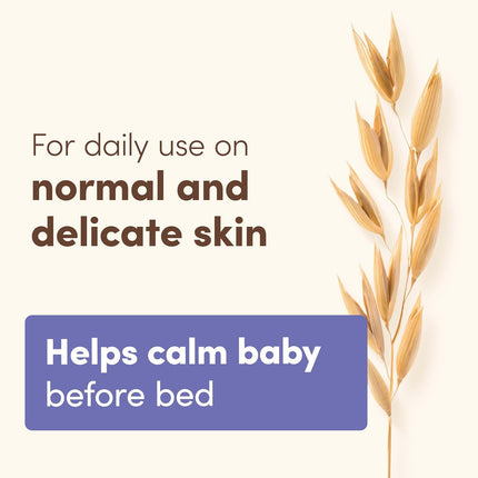 Aveeno Baby Calming Comfort Moisturizing Body Lotion with Relaxing Lavender & Vanilla Scents, Non-Greasy Baby Lotion, Natural Oatmeal & Dimethicone, Paraben- & Phthalate-Free, 8 fl. oz