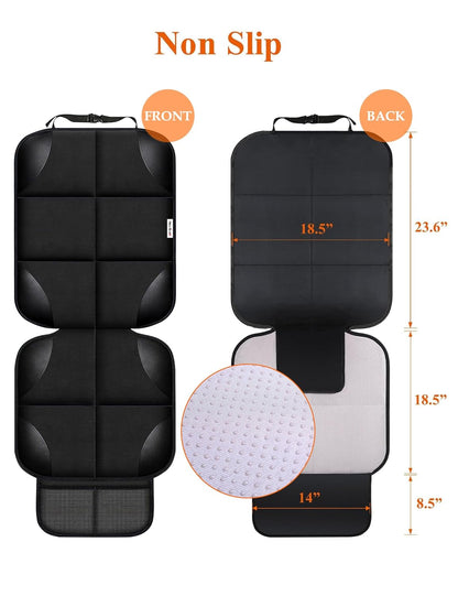 Car Seat Protector for Child Car Seat - Black 1pc - photo 4