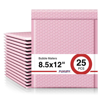 Bubble Mailers 12x15" White Padded Envelopes 25 Pack Self-Seal