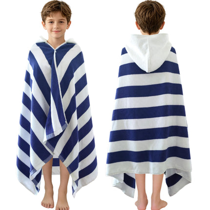 Toddler Hooded Towel Wrap, 3-10 Years, 100% Cotton,Daisy