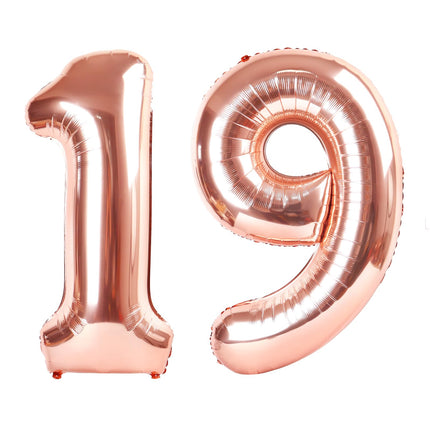 Number Balloons 5 Balloon Blue Birthday Decorations for Men Party, 40 Inch