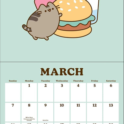Pusheen 2027 Wall Calendar with Stickers