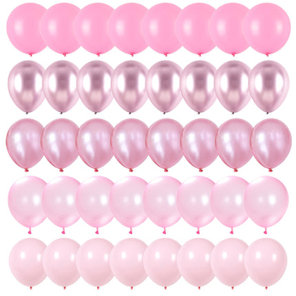 Retro Blush Pink Balloons 60 Packs 12 Inch Latex Balloons