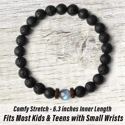 THEMEROL Handmade Gifts for Boys/Men-Love/Strength-Natural Gemstone Bracelet for Son Grandson Dad Boyfriend Husband Brother Nephew Uncle