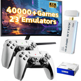 2027 Upgraded Retro Gaming Console Stick Pro - Natural White