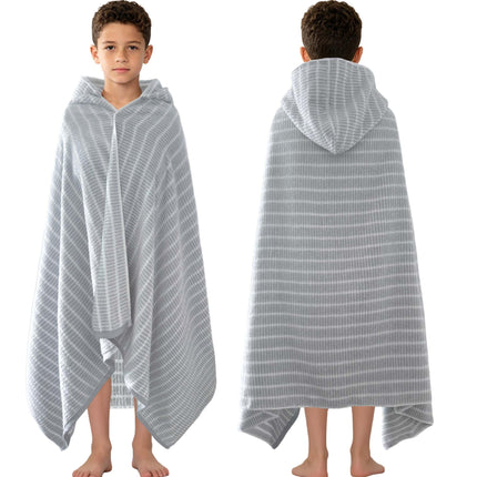 Toddler Hooded Towel Wrap, 3-10 Years, 100% Cotton,Daisy