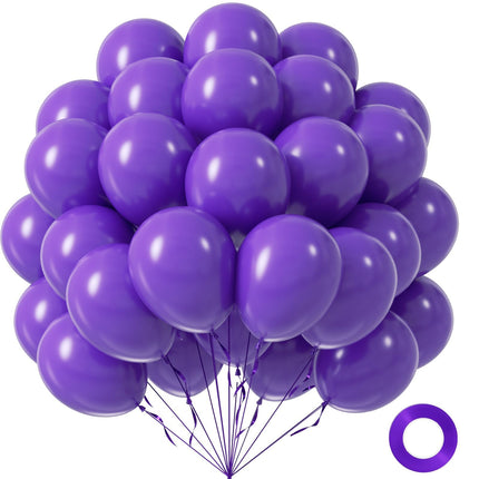 White Balloons 12 inch, White Latex 50pcs Party Balloons