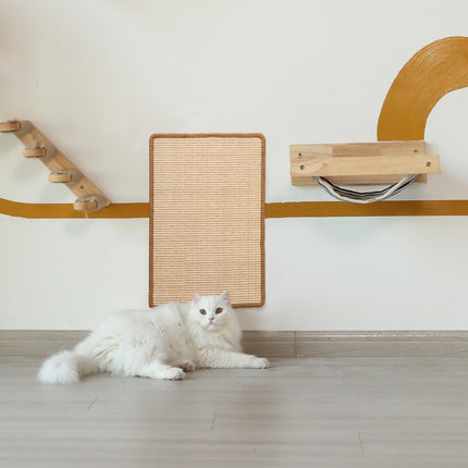 Cat Scratcher Mat, 23.6 X 15.7 Inch Natural Sisal Cat Scratch Mat