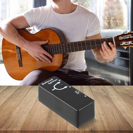 Buffered Splitter Guitar Pedal for Dual Amp Setup, Metal Signal Preserver with Clear Tone, Black Effects Box for Long Cable Runs and Complex Chains