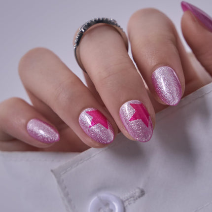 Extra Short Almond Press On Nails, Blush Veil Nude Pink, Soft Gel