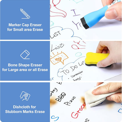 Magnetic Dry Erase Board Sheet - size