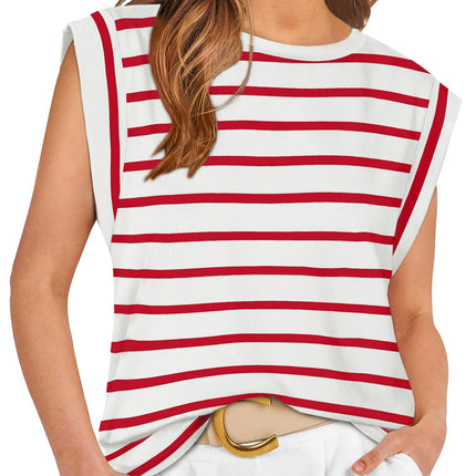Cap Sleeve Tops for Women Summer Top Basic Tee Shirts Business Casual Tank Loose Fit 2026 Fashion