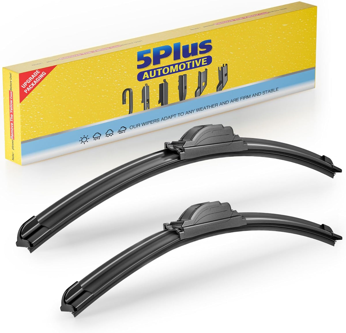 24-Inch and 18-Inch All-Season Windshield Wiper Blades, Pack of 2