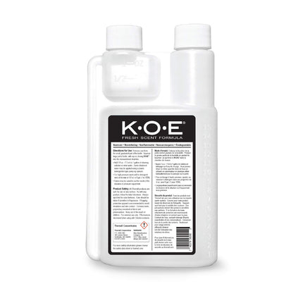 Odorcide K.O.E Kennel Odor Eliminator Concentrate – For Cages, Runs & More – For Home & Kennel w/Safe, Non-Enzymatic Formula (Fresh Scent, 16 oz)