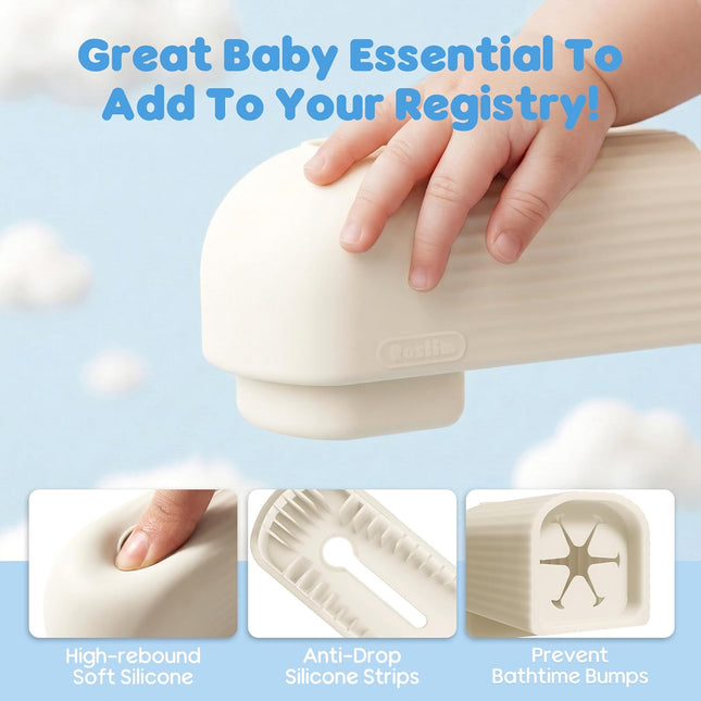 Faucet Cover Bathtub for Baby, Silicone Tub Spout Cover