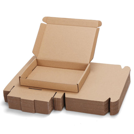 50 Pack 6x4x2 inch Small Shipping Boxes, White Mailing Boxes