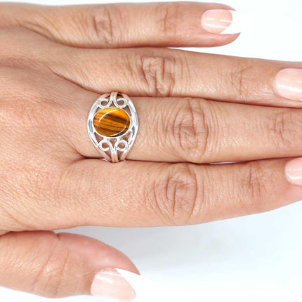 Garnet, Lapis, Moonstone, Crystal Oval Handmade Ring Genuine 925 Sterling Silver Boho Natural Gemstone Jewelry For Women