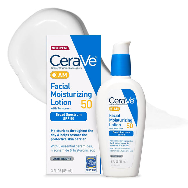 CeraVe AM Facial Moisturizing Lotion SPF 50 - main