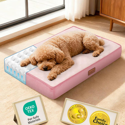 Orthopedic Large Dog Bed, Reversible Memory Foam, 41 inch-XL(Gray)