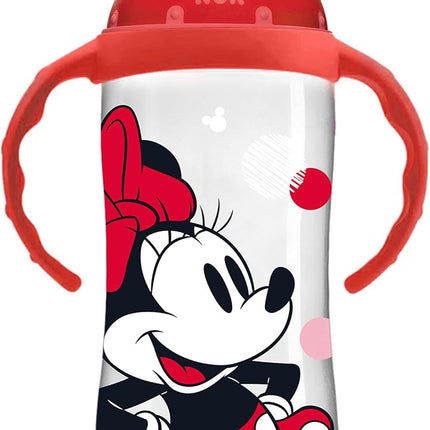NUK Disney Large Learner Spill Proof Sippy Cup, Minnie Mouse, 10 Oz 1Pack – BPA Free, Spill Proof Sippy Cup