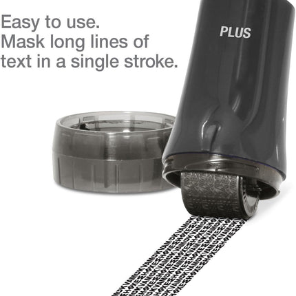 Guard Your ID Advanced 2.0 Rollers Identity for Theft Address Eraser and Security Prevention (Regular 3-Pack, Black)