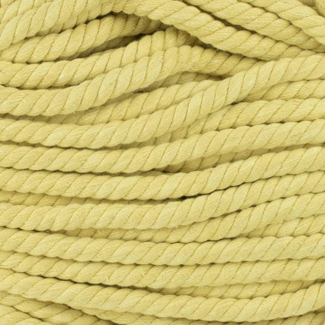 Twisted 3 Strand Natural Cotton Rope Artisan Cord