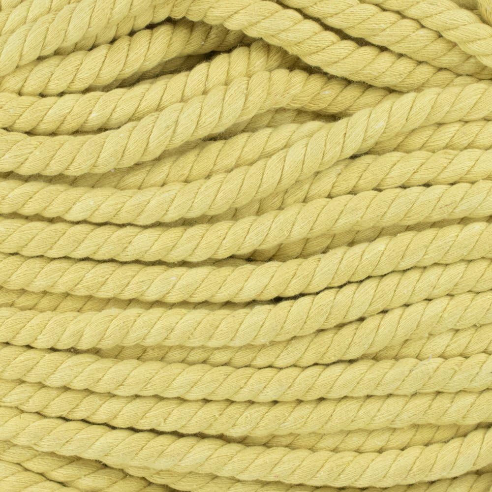 Twisted 3 Strand Natural Cotton Rope Cord - photo 2