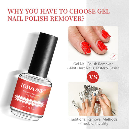 15ML Gel Nail Polish Remover No Need Soaking or Wrapping Gel Remover for Nails 3-5 Minutes Easy And Quick