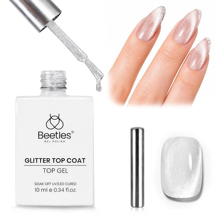 Set de 2 Pcs 15ml Top Coat y Base Coat en Gel Sin Limpieza
