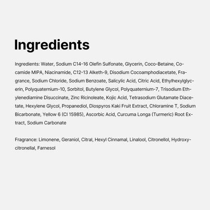 Kojic Acid Turmeric Brightening Body Wash, 13.52 fl.oz