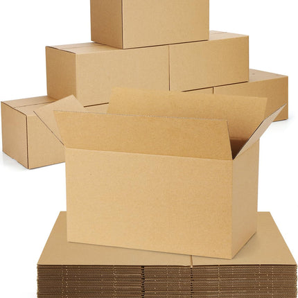 40-Pack-Small-Shipping-Boxes-8x8x4, Corrugated-Cardboard-Boxes-for-Packaging-Small-Business, White-Boxes-Mailers