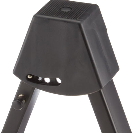 Amazon Basics Portable Adjustable Folding Guitar Stand for Electric and Acoustic Guitars, A-shape, Fully Assembled with Padded Foam, Black, 8.66 x 15.16 x 3.74 inches